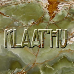 Klaat'hu Logo onyx-green
